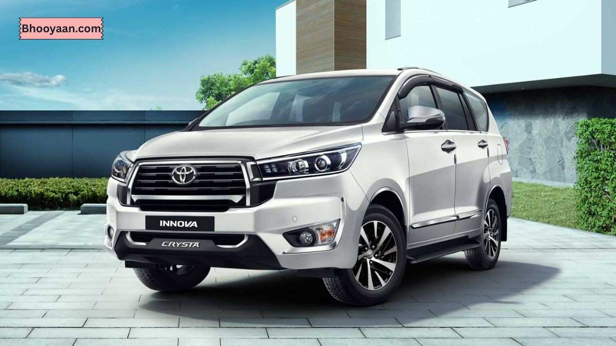 Toyota Innova Crysta 2025 Front Design, Interior and Features in India